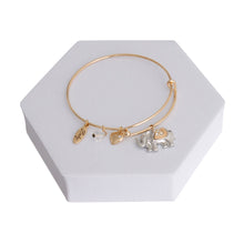 Load image into Gallery viewer, Elephant Lucky Charm Wire Bracelet
