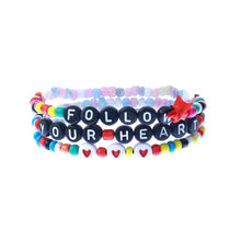 Cargar imagen en el visor de la galería, Follow Your Heart Bead Bracelets
