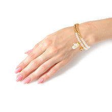Load image into Gallery viewer, 2 Pcs White Mitten Bracelet
