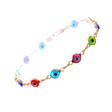 Load image into Gallery viewer, Multi Color Evil Eye Bracelet
