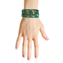Load image into Gallery viewer, Green Buffalo Magnetic Bracelet
