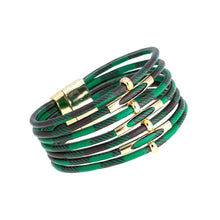 Load image into Gallery viewer, Green Buffalo Magnetic Bracelet
