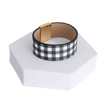 Load image into Gallery viewer, White Buffalo Plaid Bracelet
