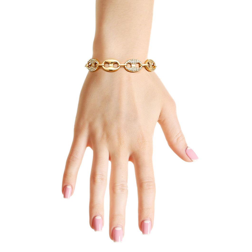 Gold Mariner Chain Bracelet