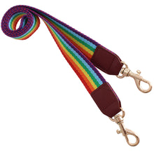 Load image into Gallery viewer, Rainbow Stripe Canvas Bag Strap
