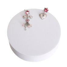 Load image into Gallery viewer, Silver Mismatched Lock Key Earrings

