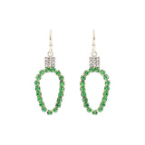 Light Green Xmas Light Earrings