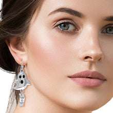 Load image into Gallery viewer, Silver Boo Ghost Fish Hooks

