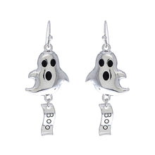 Load image into Gallery viewer, Silver Boo Ghost Fish Hooks
