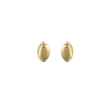 Load image into Gallery viewer, Matte Gold Football Studs
