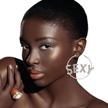 Load image into Gallery viewer, Silver SEXY Rhinestone Hoops
