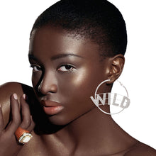 Load image into Gallery viewer, Silver WILD Rhinestone Hoops
