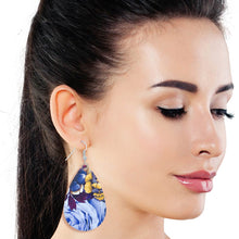 Load image into Gallery viewer, Various Flower Printed Teardrop Earrings

