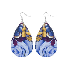 Load image into Gallery viewer, Various Flower Printed Teardrop Earrings
