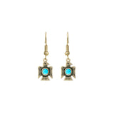 Burnished Gold Thunderbird Earrings