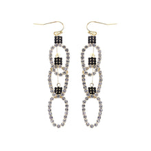 Load image into Gallery viewer, Clear Triple Xmas Light Earrings

