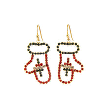 Load image into Gallery viewer, Xmas Mitten Earrings
