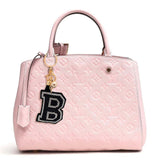 B Black Keychain Bag Charm