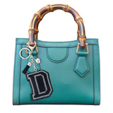 D Black Keychain Bag Charm