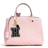 H Black Keychain Bag Charm