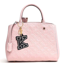 Load image into Gallery viewer, K Black Keychain Bag Charm
