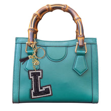 Load image into Gallery viewer, L Black Keychain Bag Charm
