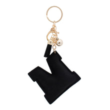 Load image into Gallery viewer, M Black Keychain Bag Charm
