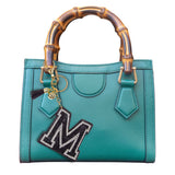 M Black Keychain Bag Charm