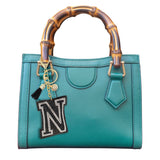 N Black Keychain Bag Charm