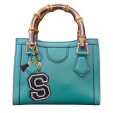 S Black Keychain Bag Charm