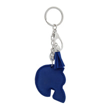 Cargar imagen en el visor de la galería, Blue Football Helmet Keychain Bag Charm
