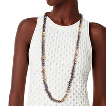Load image into Gallery viewer, Lava and Glass Bead Necklace
