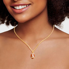 Load image into Gallery viewer, Brown Football Necklace
