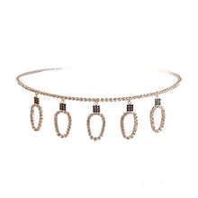 Cargar imagen en el visor de la galería, Gold Xmas Light Bulb Choker
