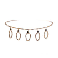 Load image into Gallery viewer, Gold Xmas Light Bulb Choker
