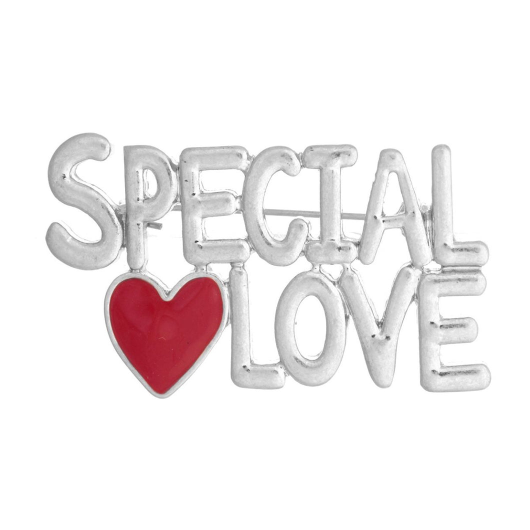 Silver SPECIAL LOVE Pin
