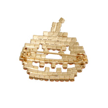Load image into Gallery viewer, Rhinestone Jack O Lantern Brooch
