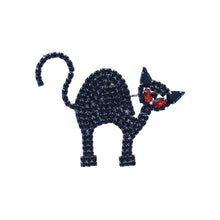 Load image into Gallery viewer, Black Cat Halloween Pin
