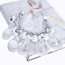 Load image into Gallery viewer, Dazzling Silver Teardrop Cascade Ensemble
