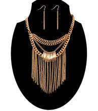 Load image into Gallery viewer, Metal Drop Necklace Set
