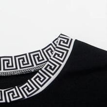 Load image into Gallery viewer, Black White 5XL Top Skirt Set
