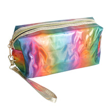 Load image into Gallery viewer, Rainbow Iridescent Rectangle Pouch
