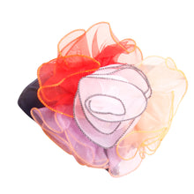 Load image into Gallery viewer, Navy Pleated Ruffle Rhinestone Turban

