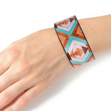 Load image into Gallery viewer, Turquoise Mosaic Cuff
