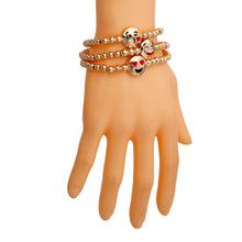 Load image into Gallery viewer, Gold Emoji Stretch Bracelets
