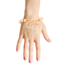 Cargar imagen en el visor de la galería, Designer Style Gold Ball Bracelet
