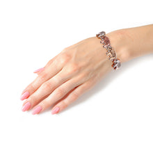 Load image into Gallery viewer, Mixed Metal Engraved Elephant Bracelet
