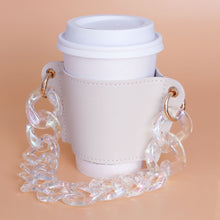 Load image into Gallery viewer, Luxury Cream Sleeve Cup Holder
