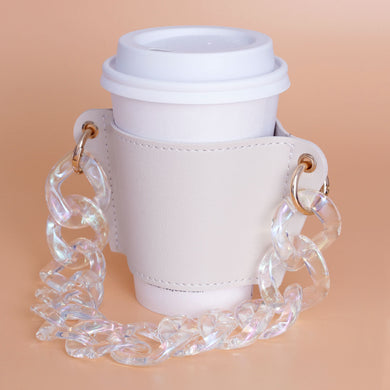 Luxury Cream Sleeve Cup Holder