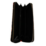 Brown Apple Designer Woven Wallet